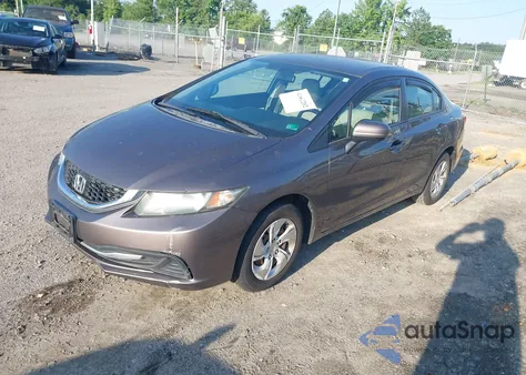 2015 Honda Civic Lx из США, поврежденный, VIN 19XFB2F55FE035488
